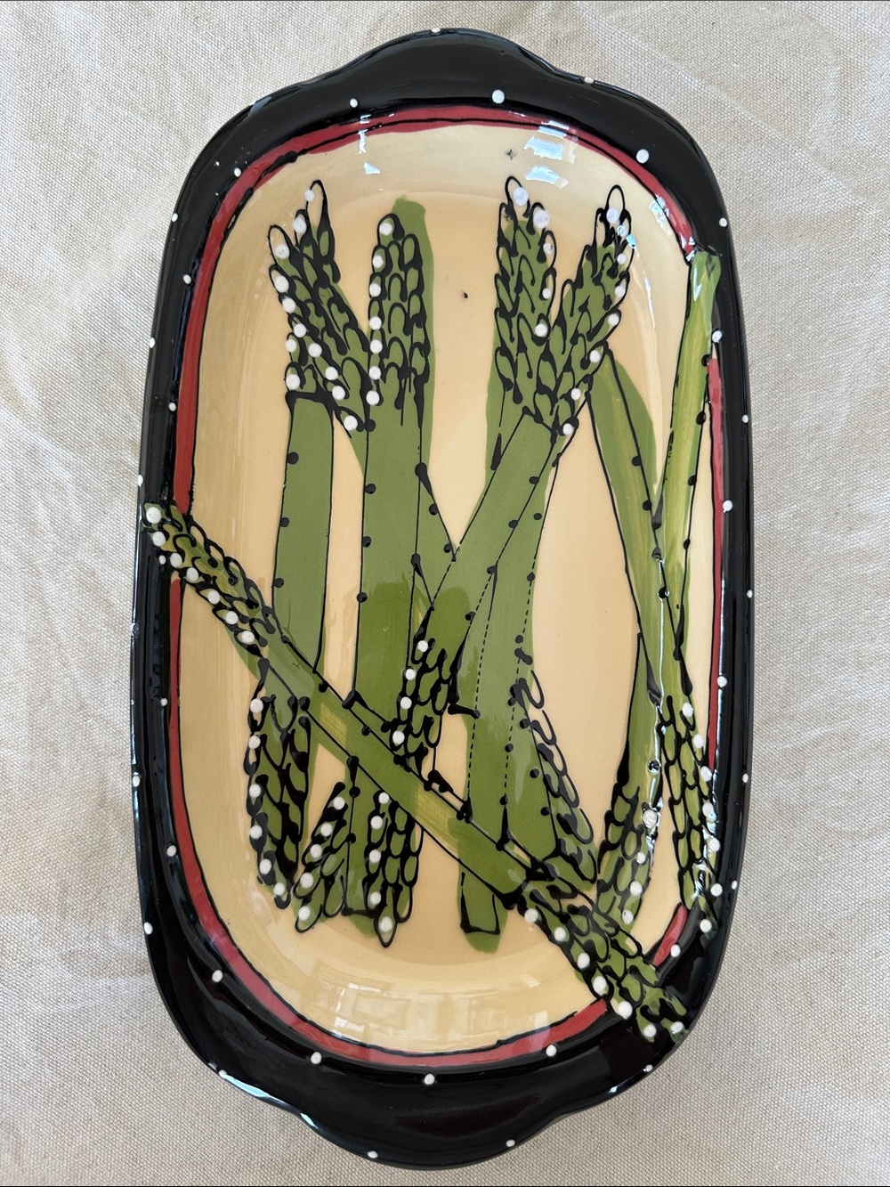 Robin Sterling asparagus serveware, RARE
